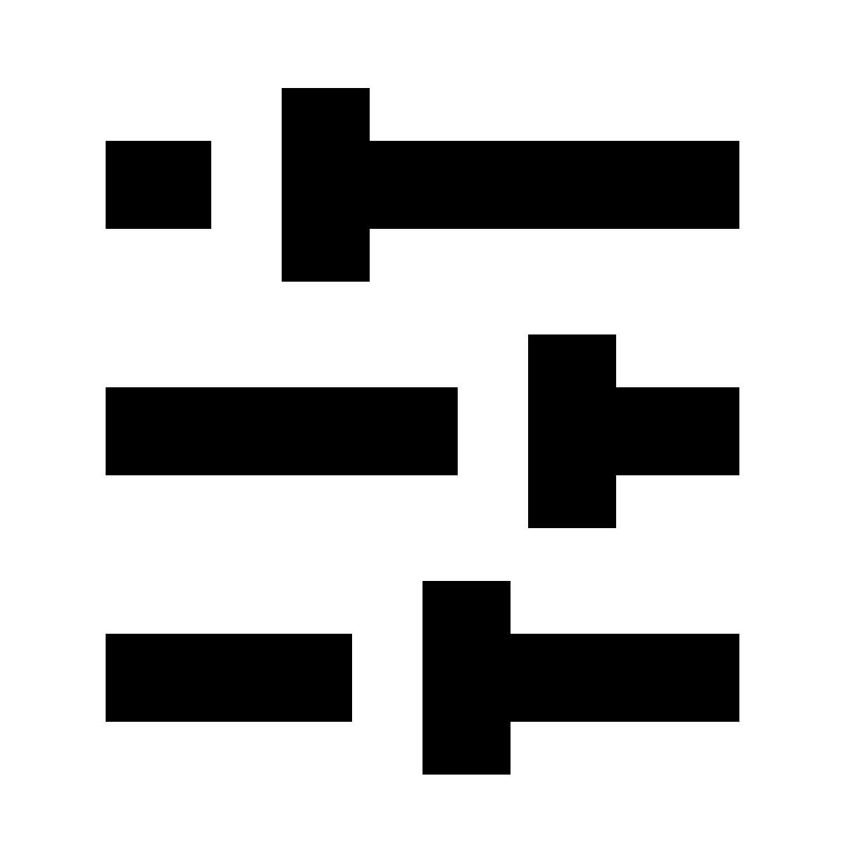 forma bold sharp style slider icon