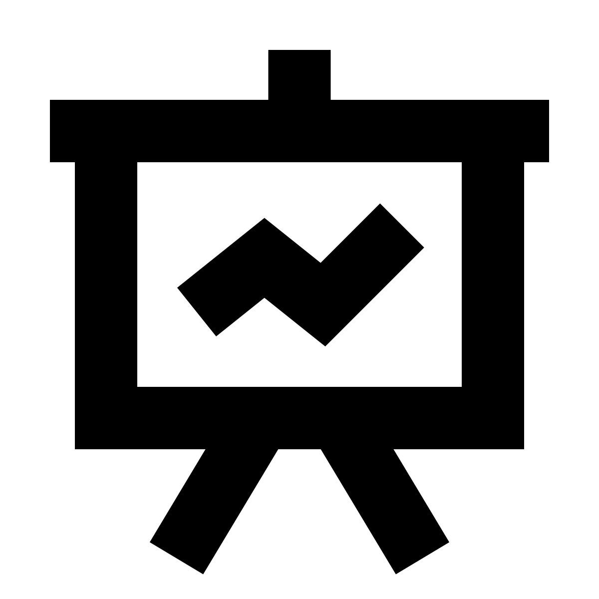 forma bold sharp style statistiques icon