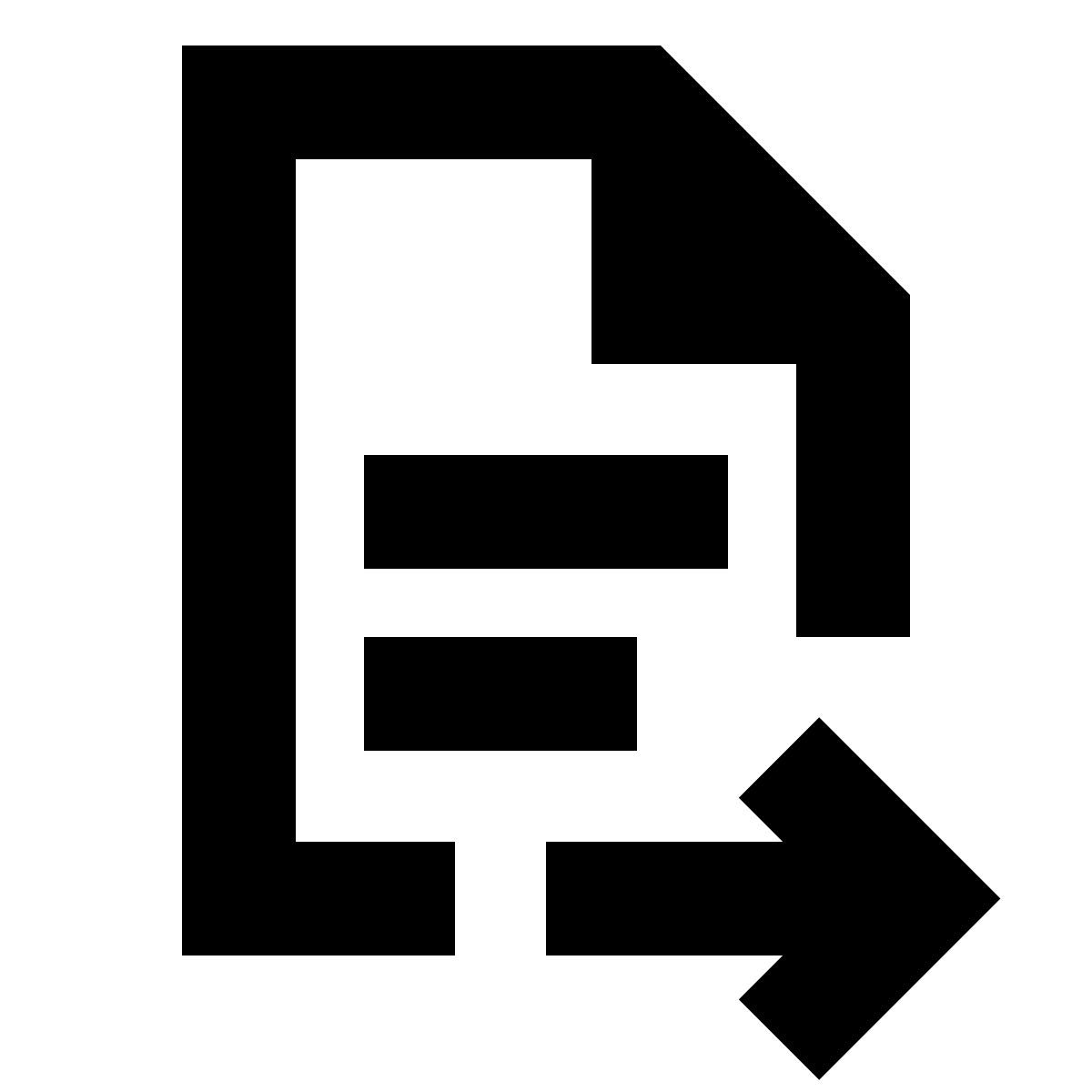 forma bold sharp style dokument senden icon