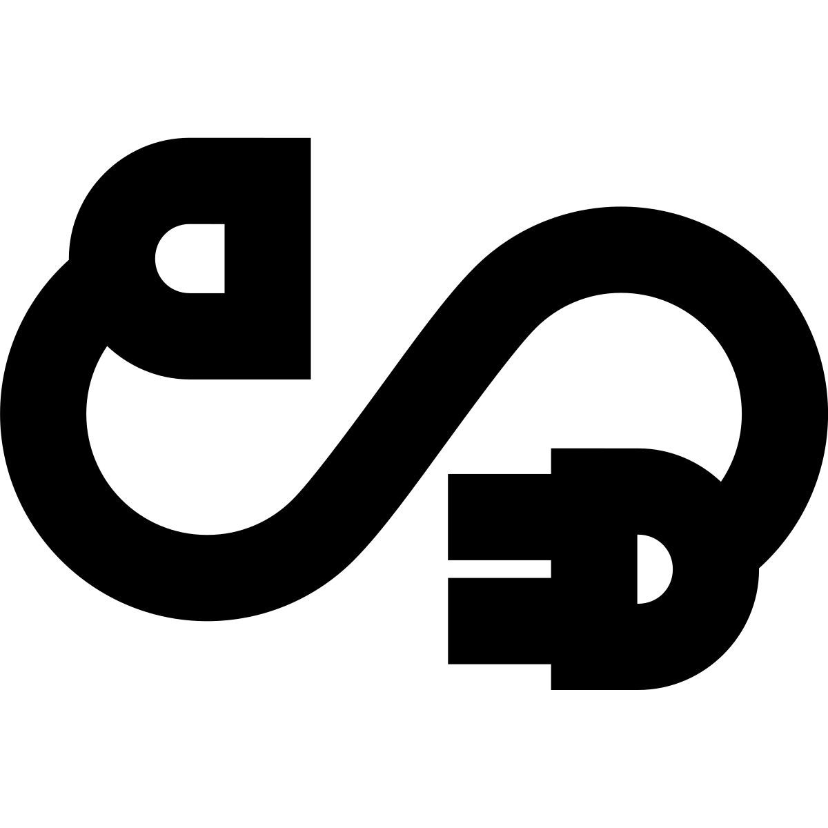 forma bold sharp style energia sostenibile icon