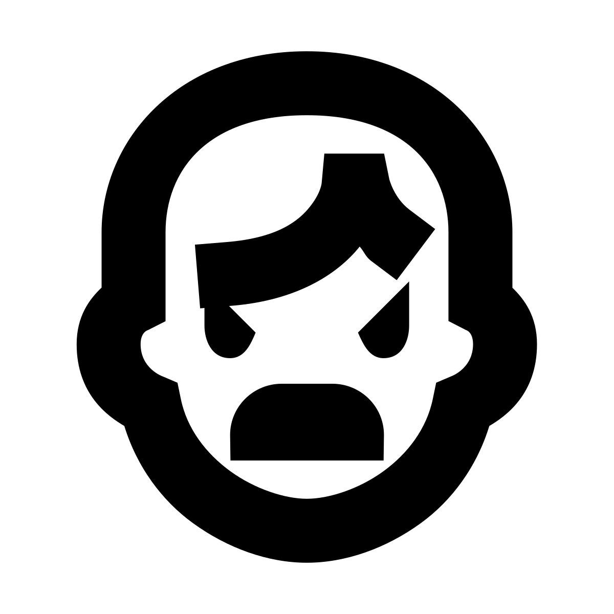 forma bold sharp style mad icon