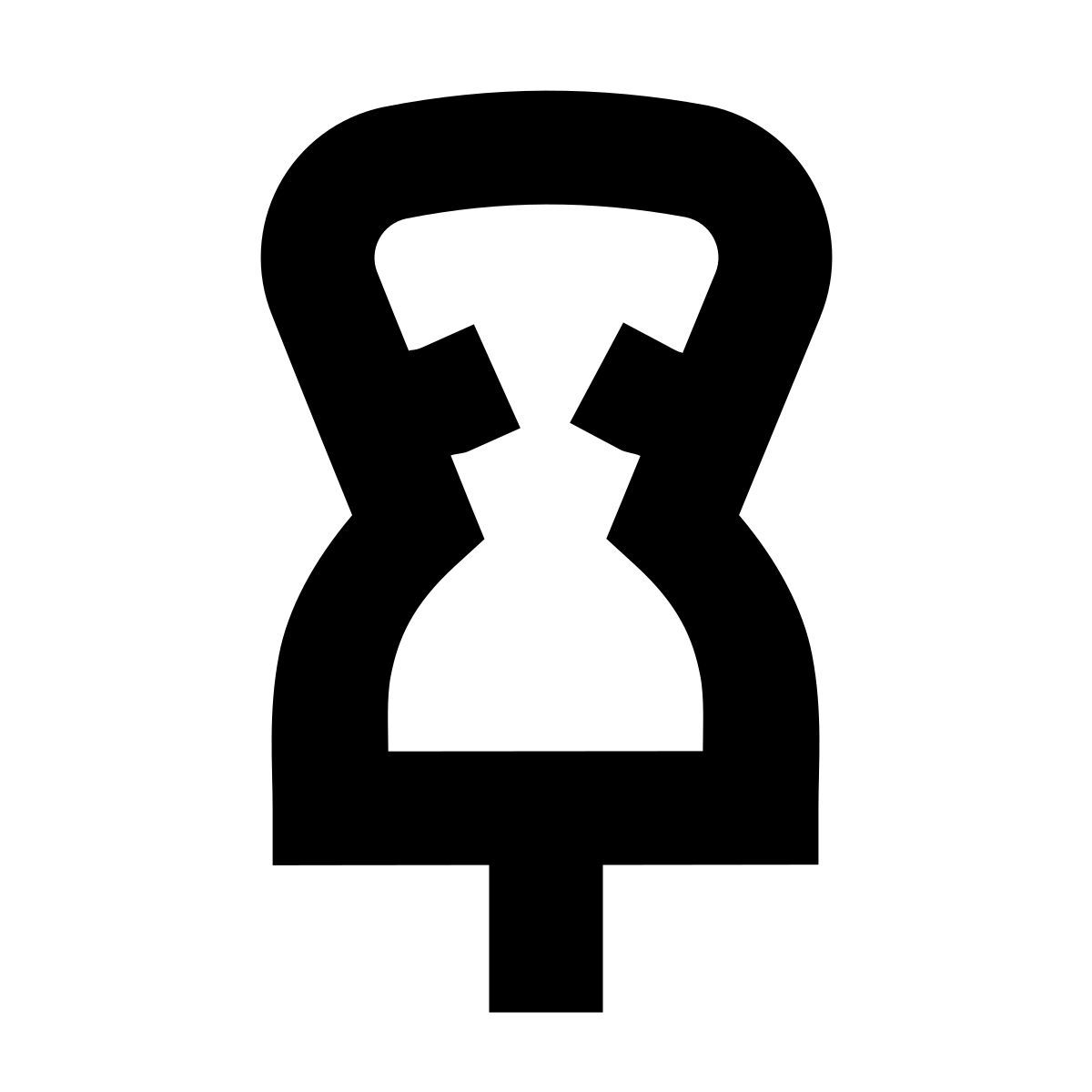 forma bold sharp style la adaptación para las mujeres icon