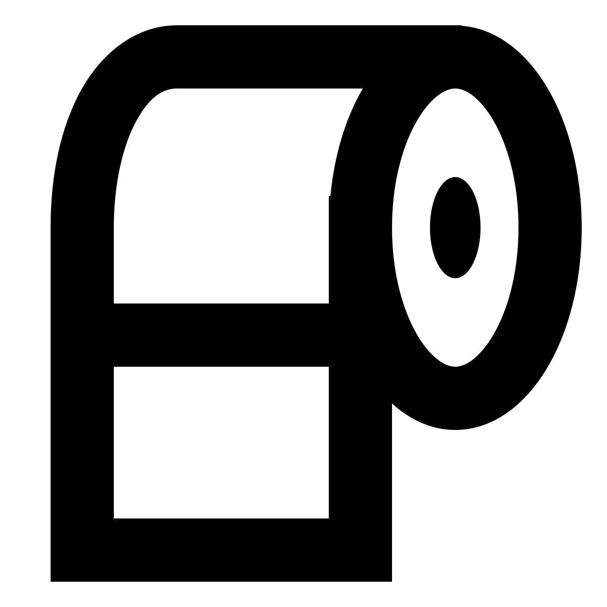 forma bold sharp style toilettenpapier icon