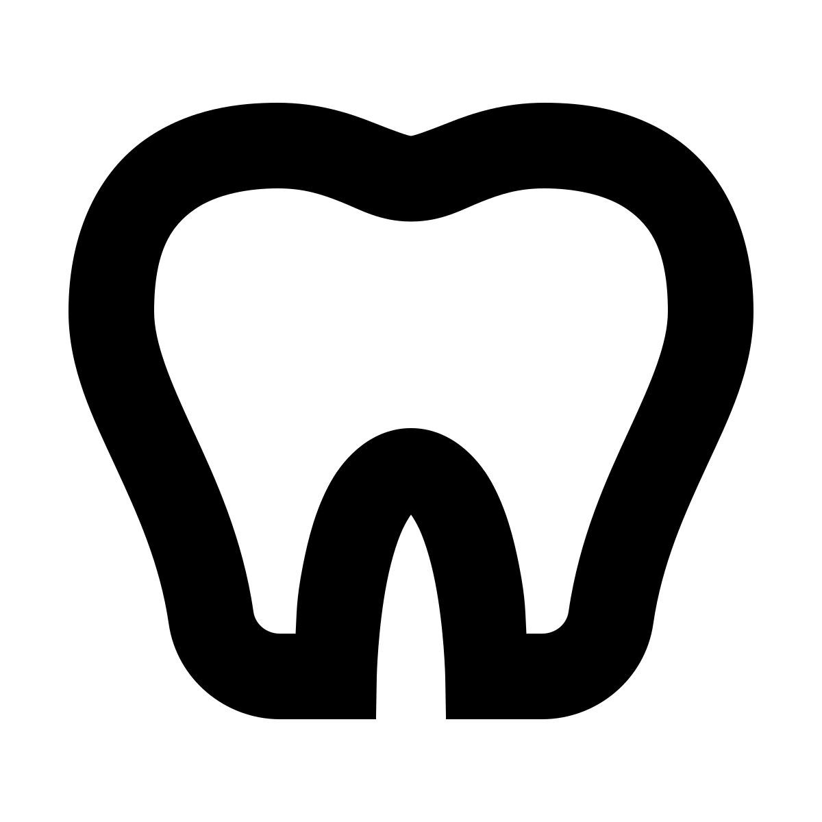 forma bold sharp style dente icon