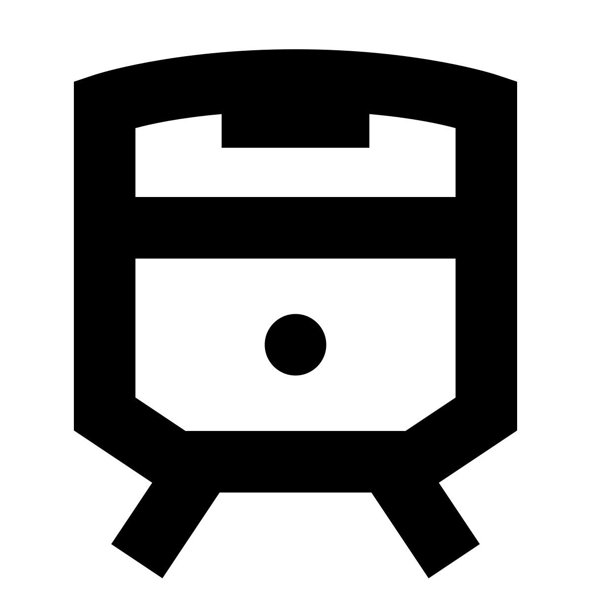 forma bold sharp style train icon