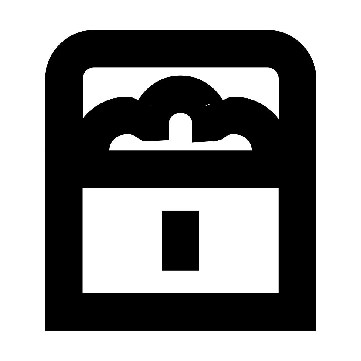 forma bold sharp style scrigno del tesoro icon