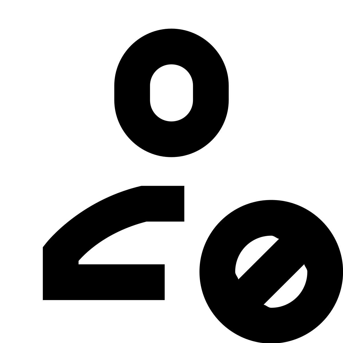 forma bold sharp style unfriend icon