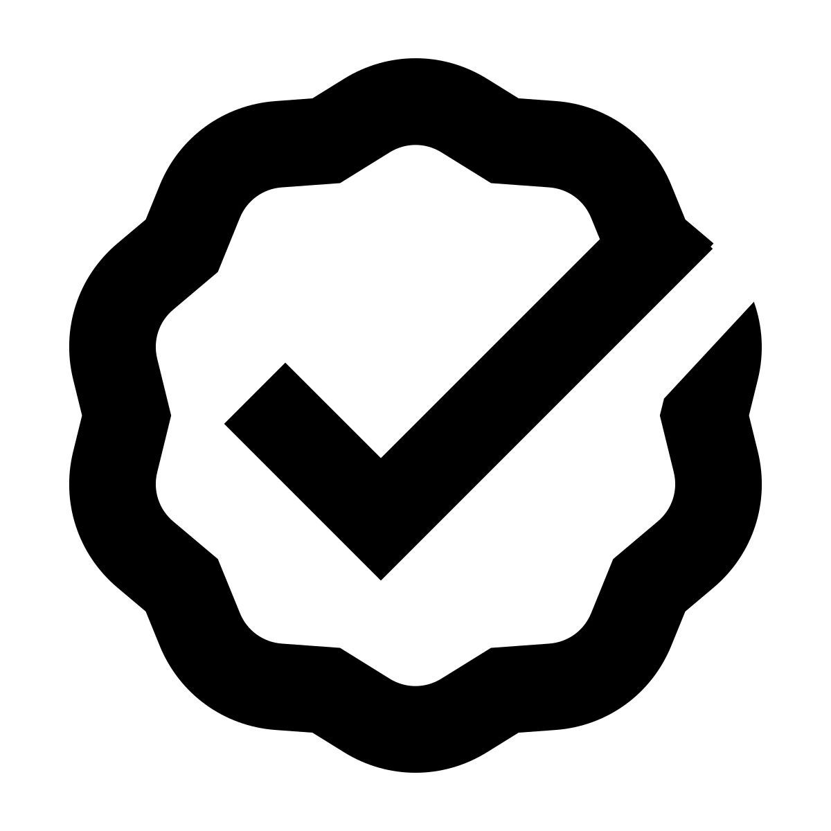 forma bold sharp style 验证的帐户 icon