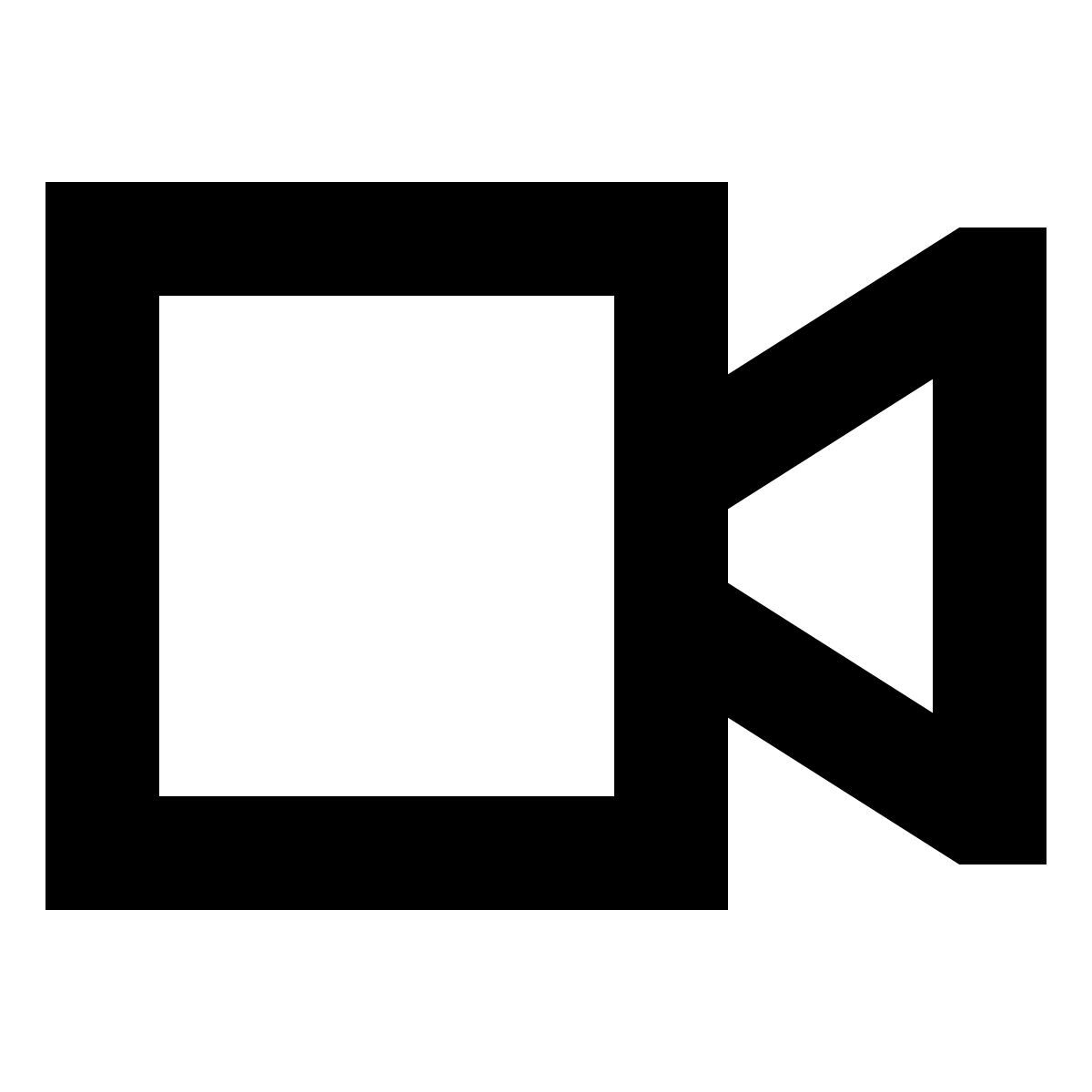 forma bold sharp style 영상 통화 icon