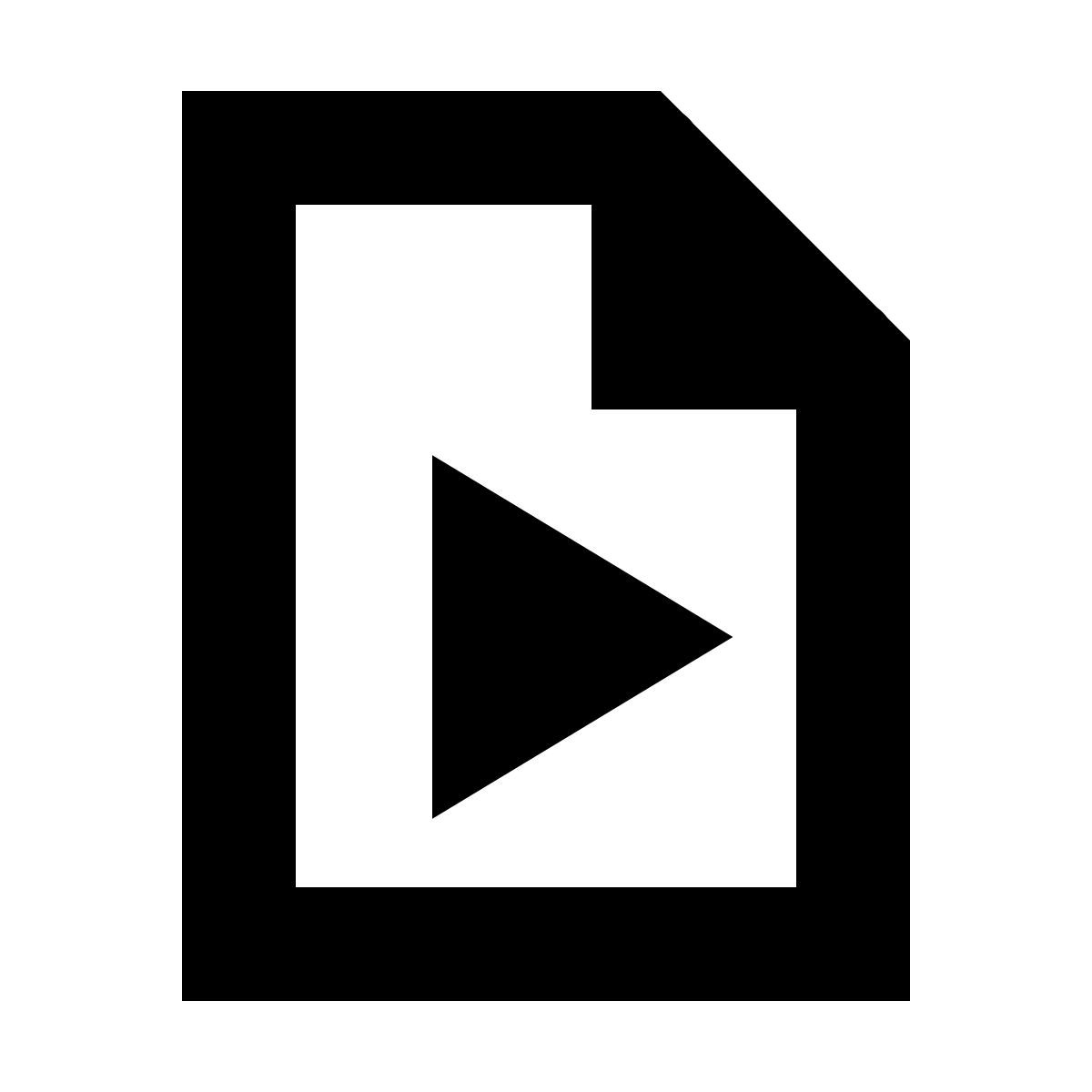 forma bold sharp style 视频文件 icon