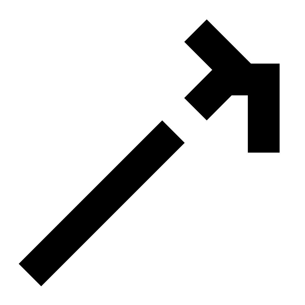 forma bold sharp style bastón icon