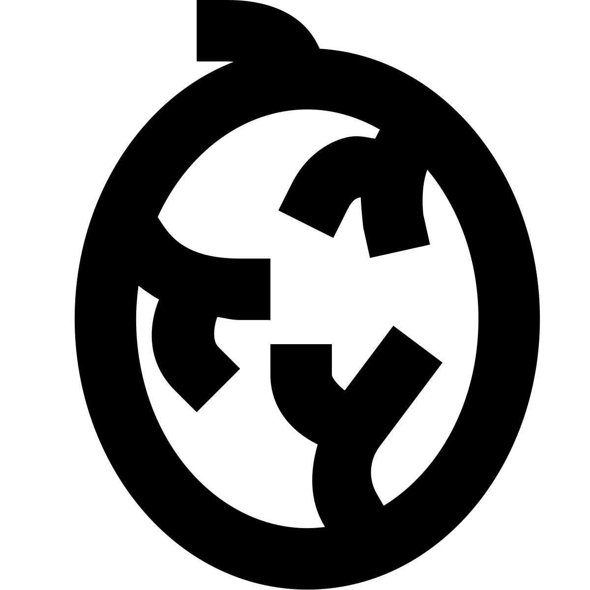 forma bold sharp style ganze melone icon