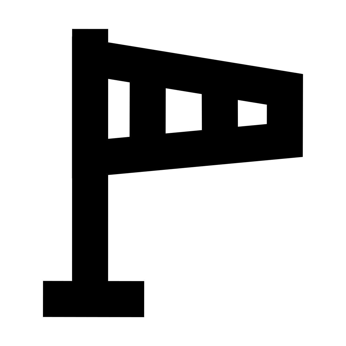 forma bold sharp style manga catavientos icon