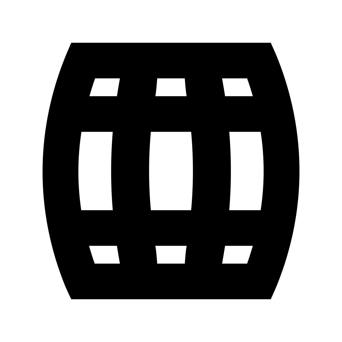 forma bold sharp style 나무 맥주 술통 icon