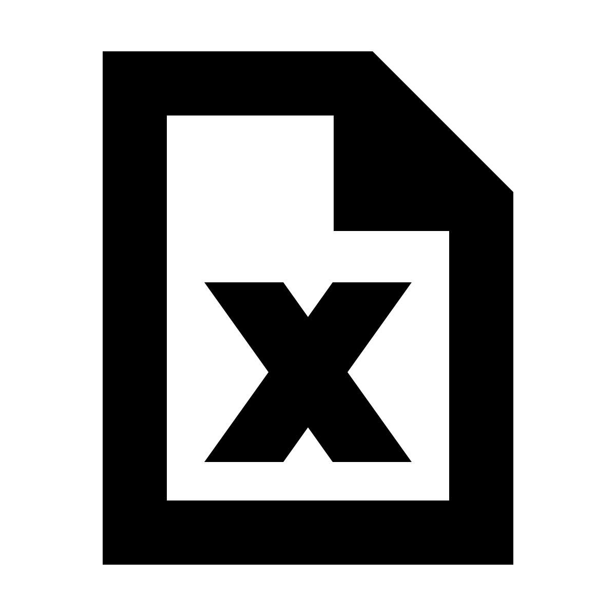 forma bold sharp style xls icon