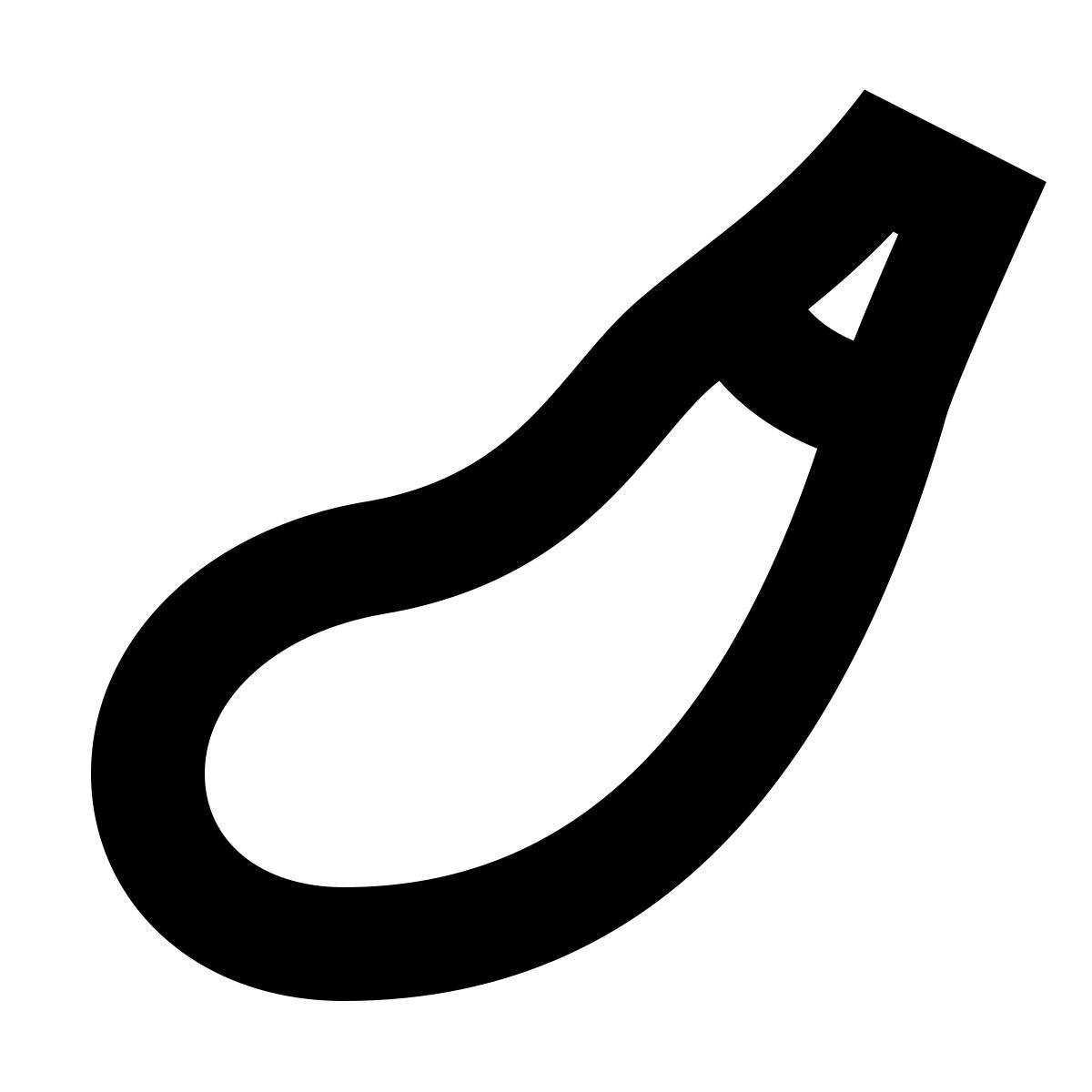 forma bold sharp style abobrinha icon