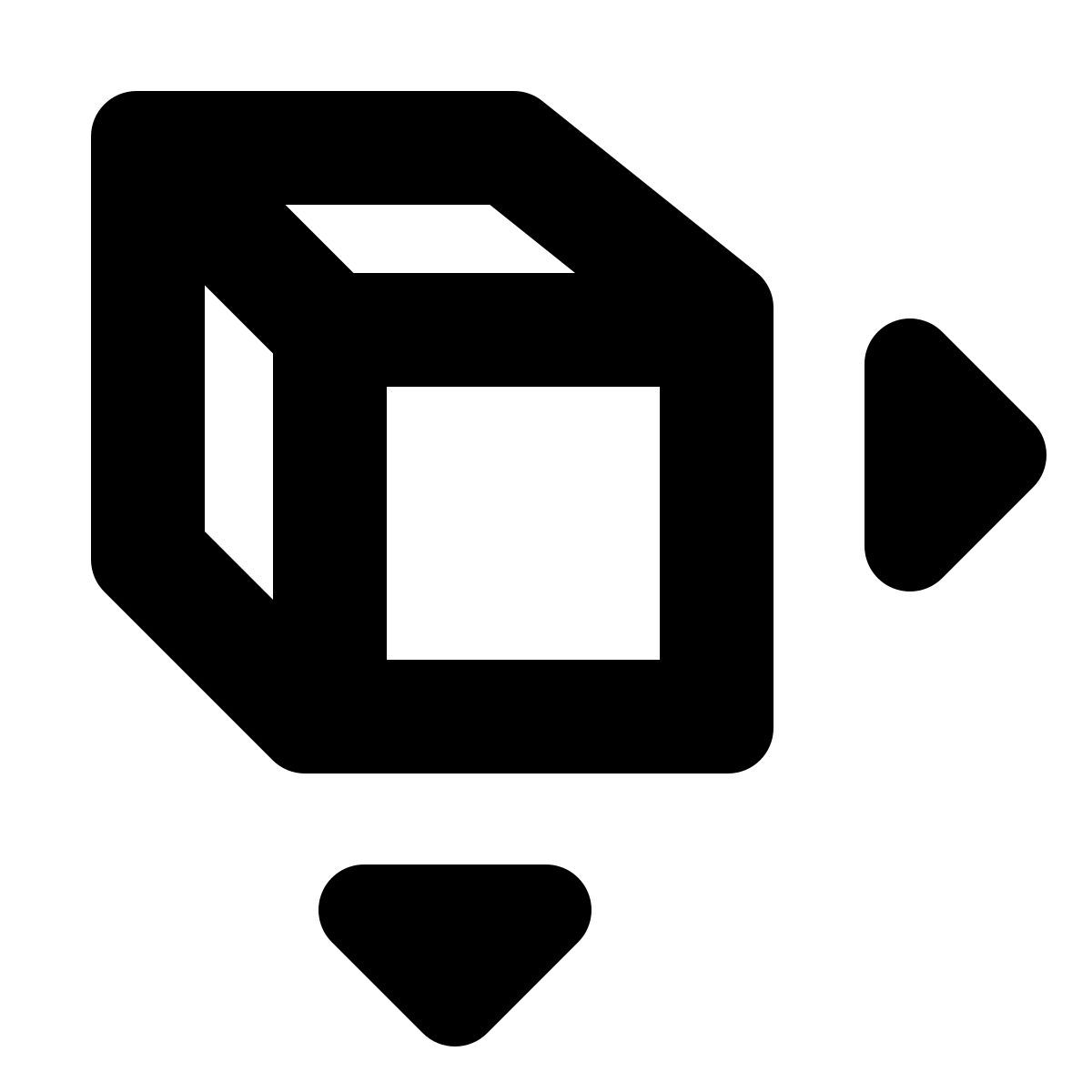 forma bold style 3d model icon