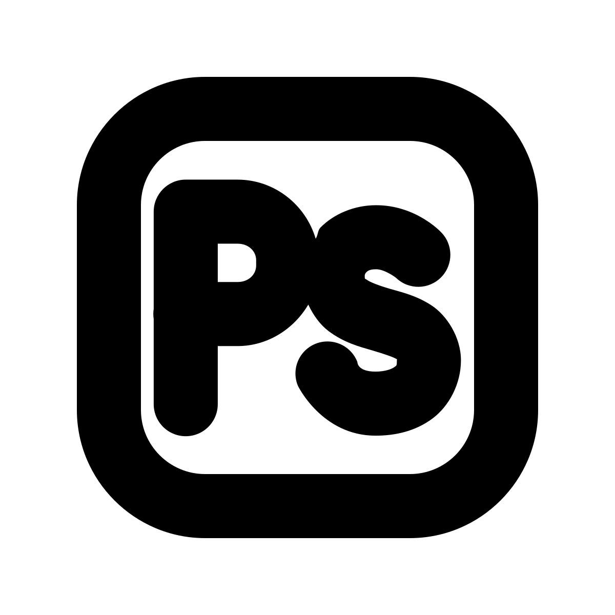 forma bold style ps icon