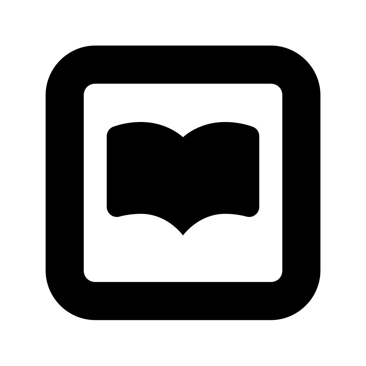 forma bold style libros de manzana icon