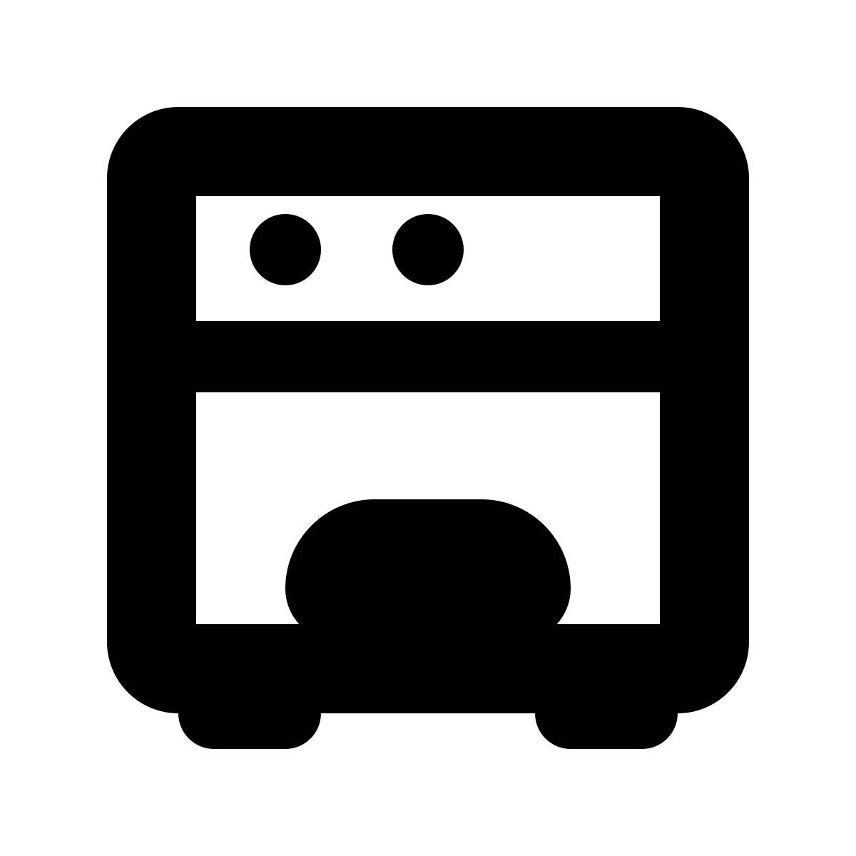 forma bold style hornear icon