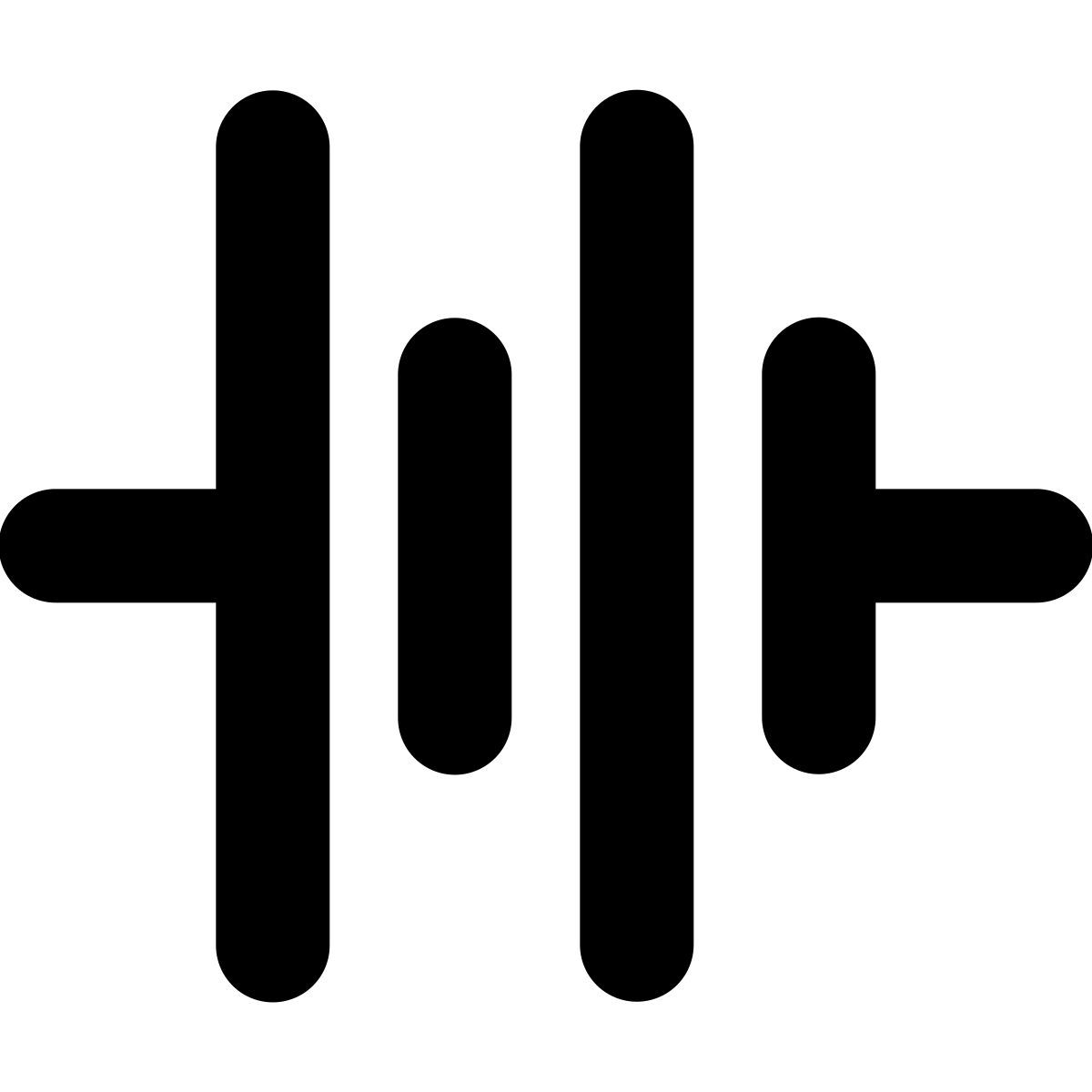 forma bold style battery symbol icon