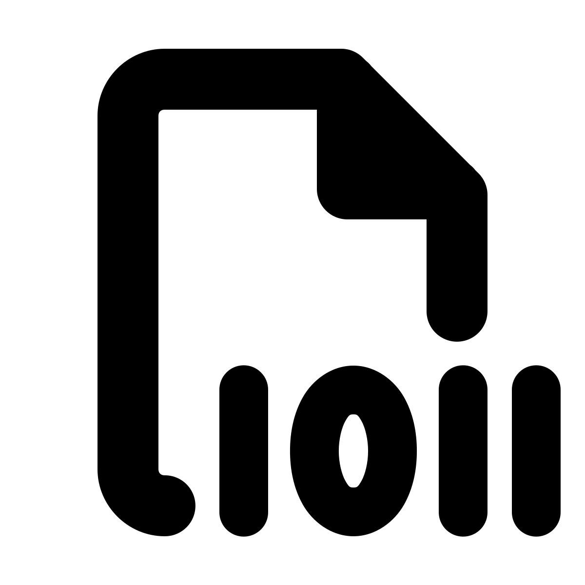 forma bold style 바이너리 파일 icon