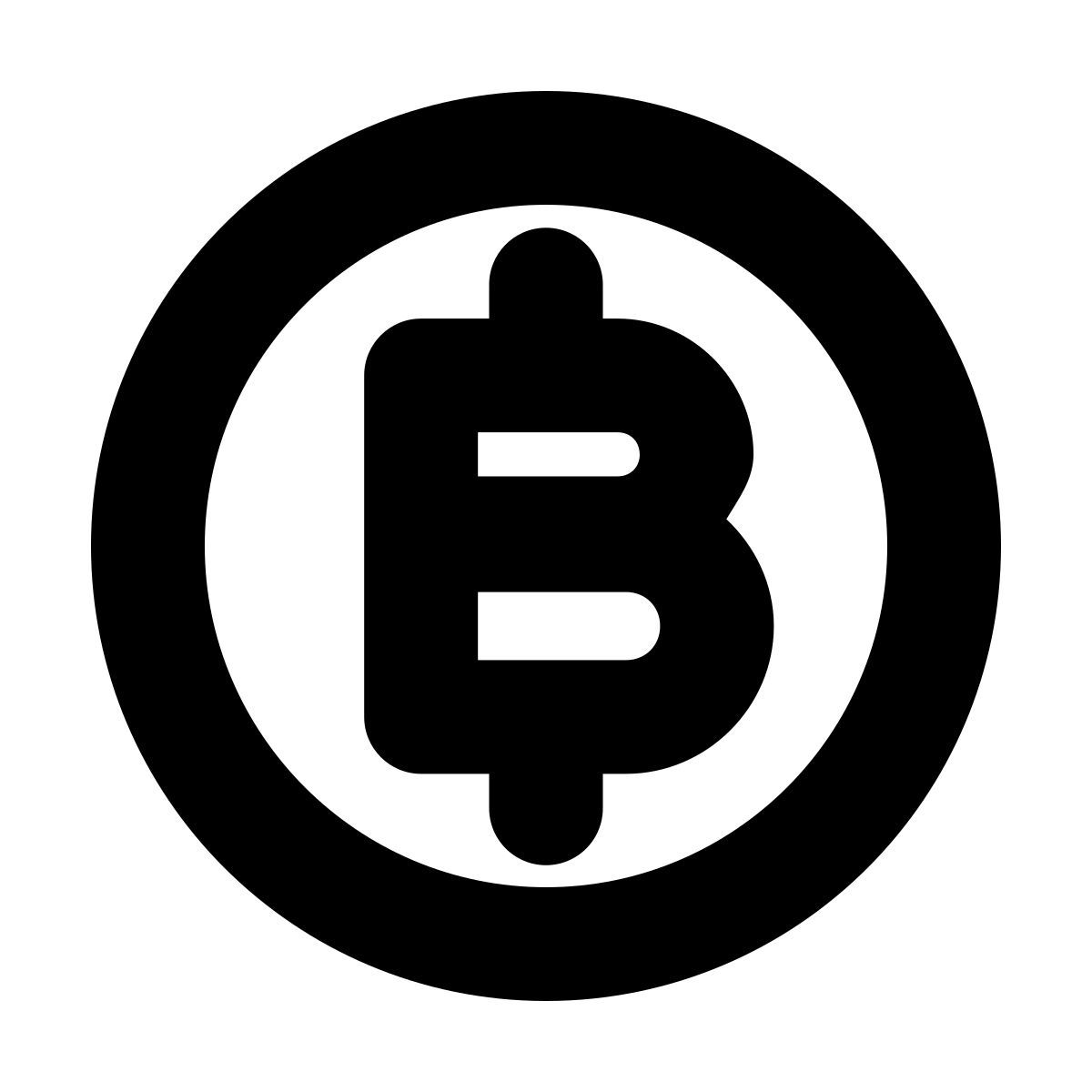 forma bold style bitcoin icon
