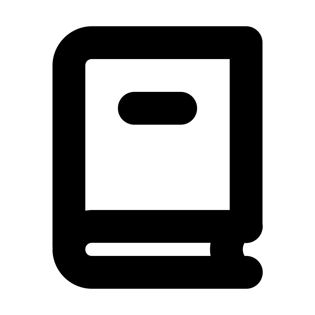 forma bold style buch icon