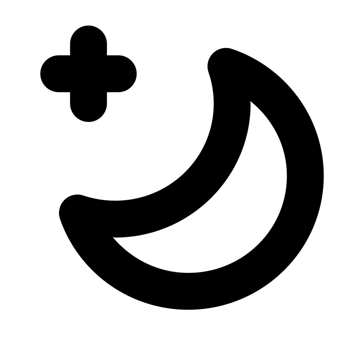 forma bold style 밝은 달 icon