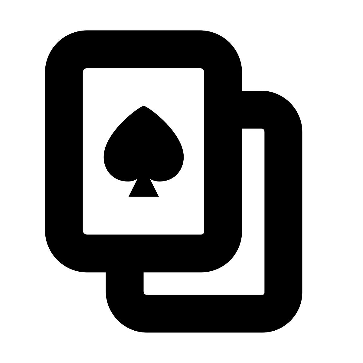 forma bold style cartas icon