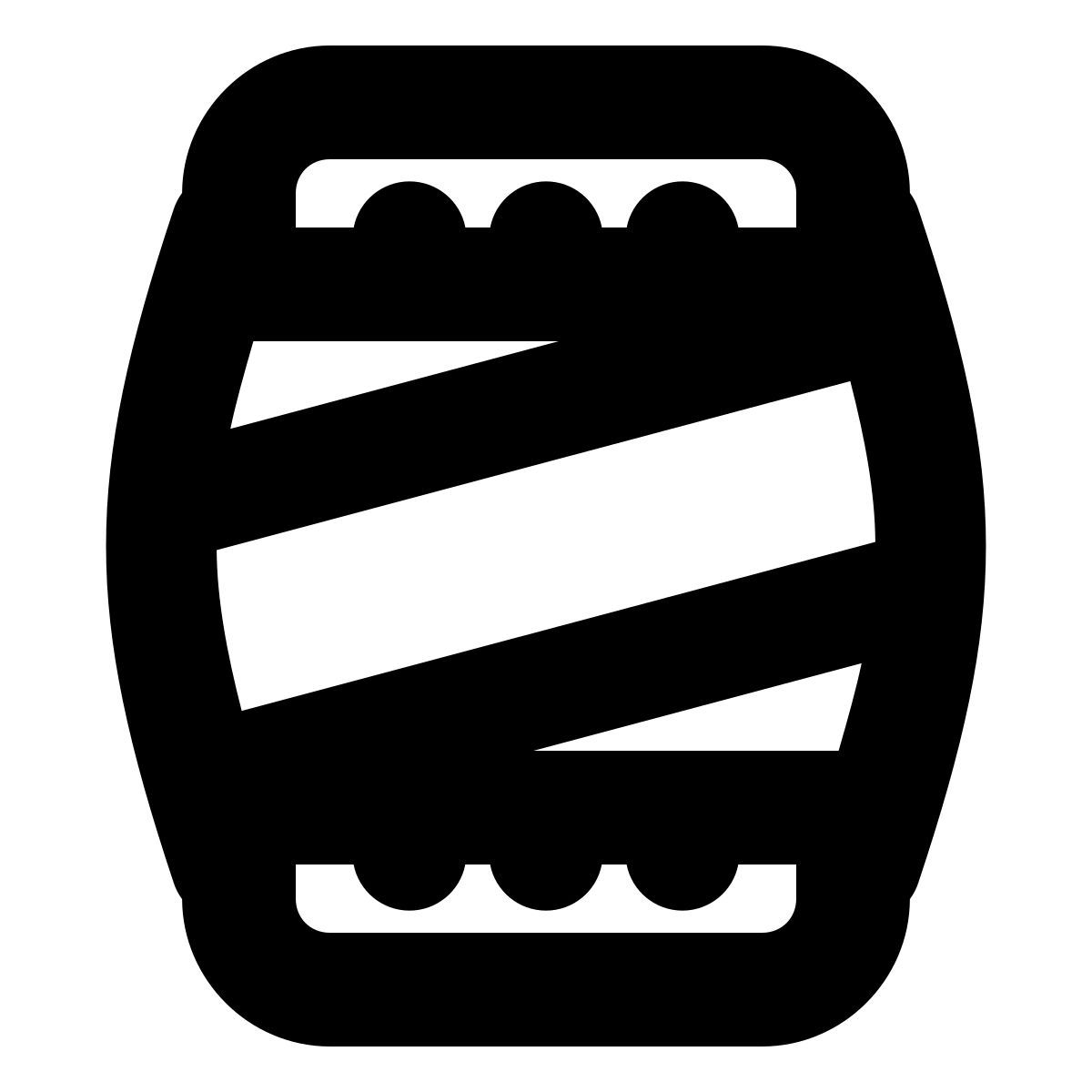 forma bold style sac de ciment icon