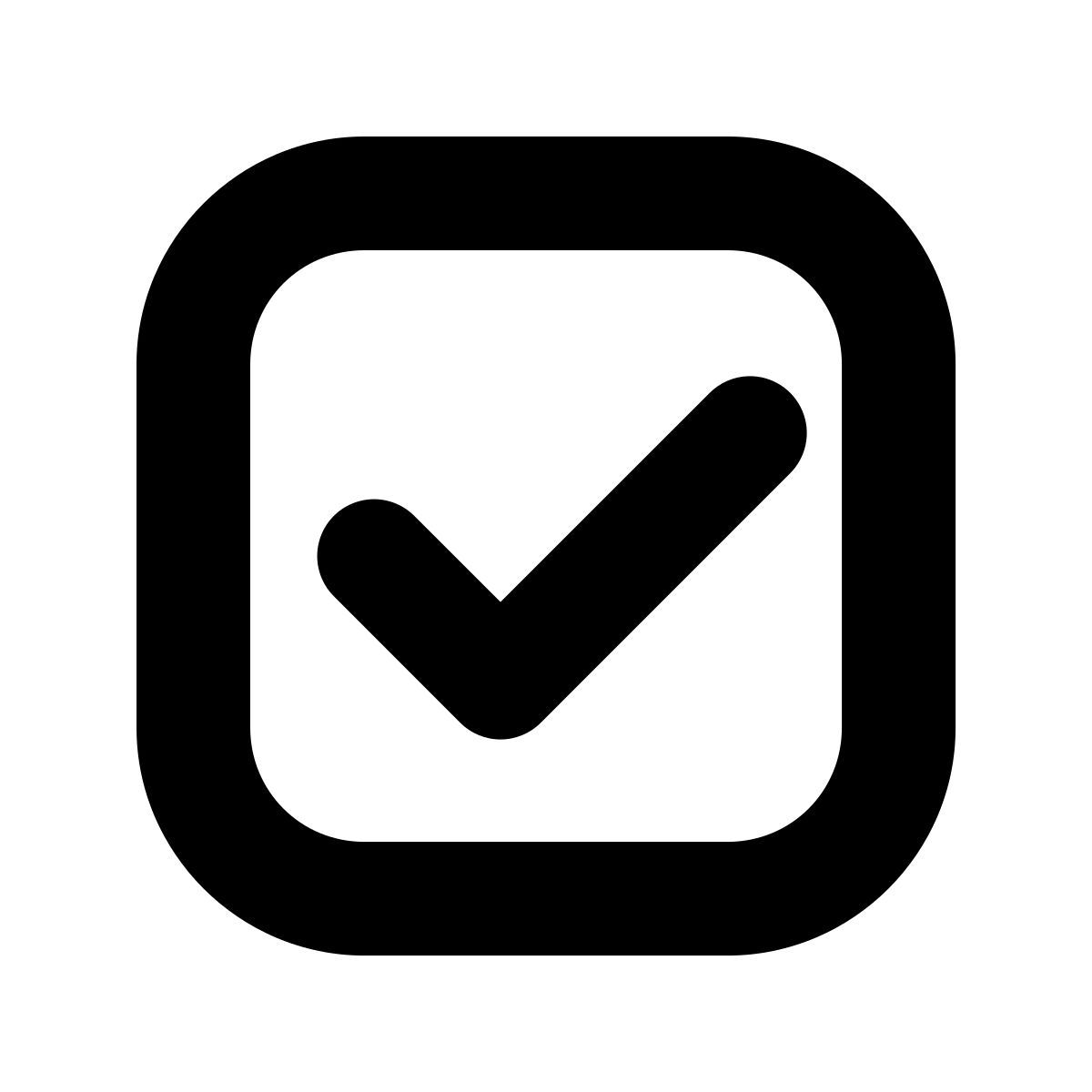 forma bold style 选中的复选框2 icon