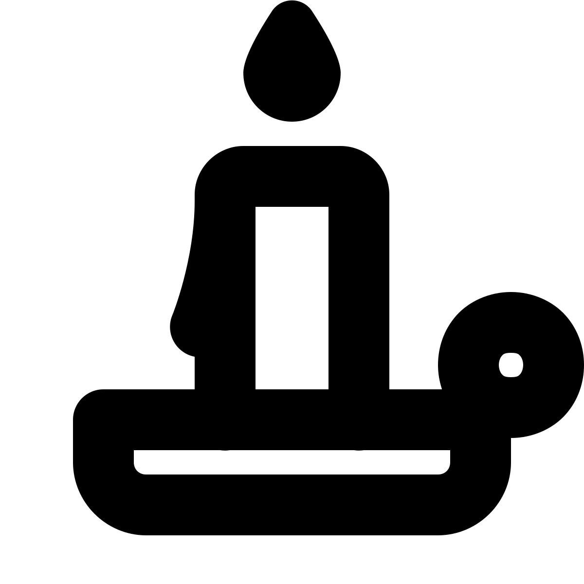 forma bold style 크리스마스 캔들 icon