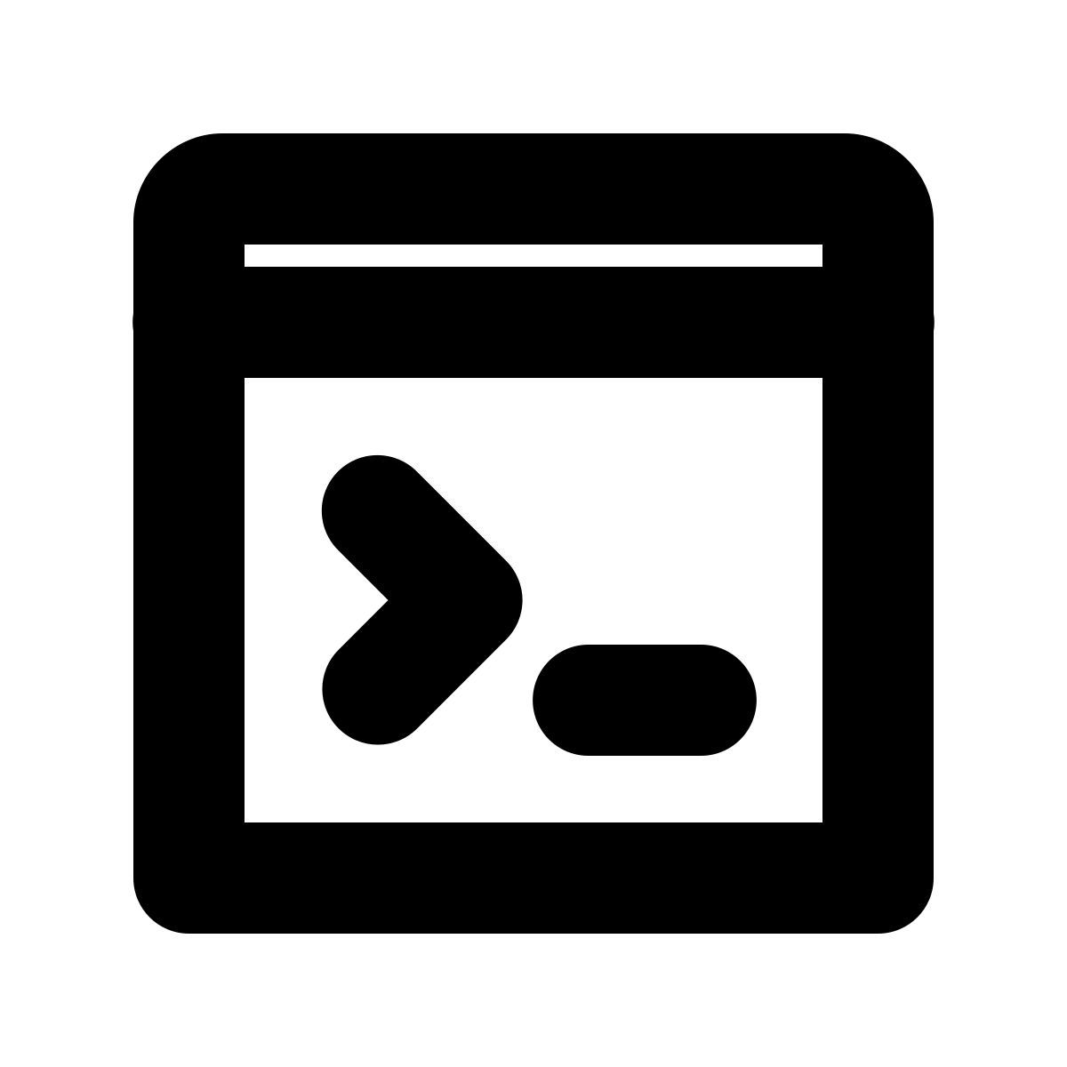 forma bold style console icon