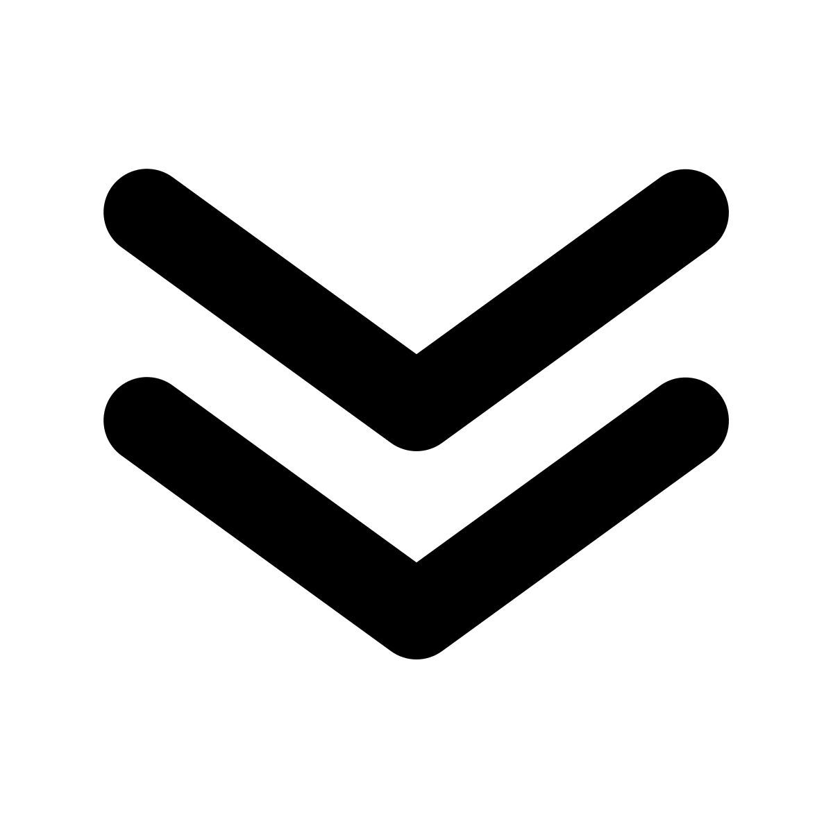 forma bold style doble abajo icon