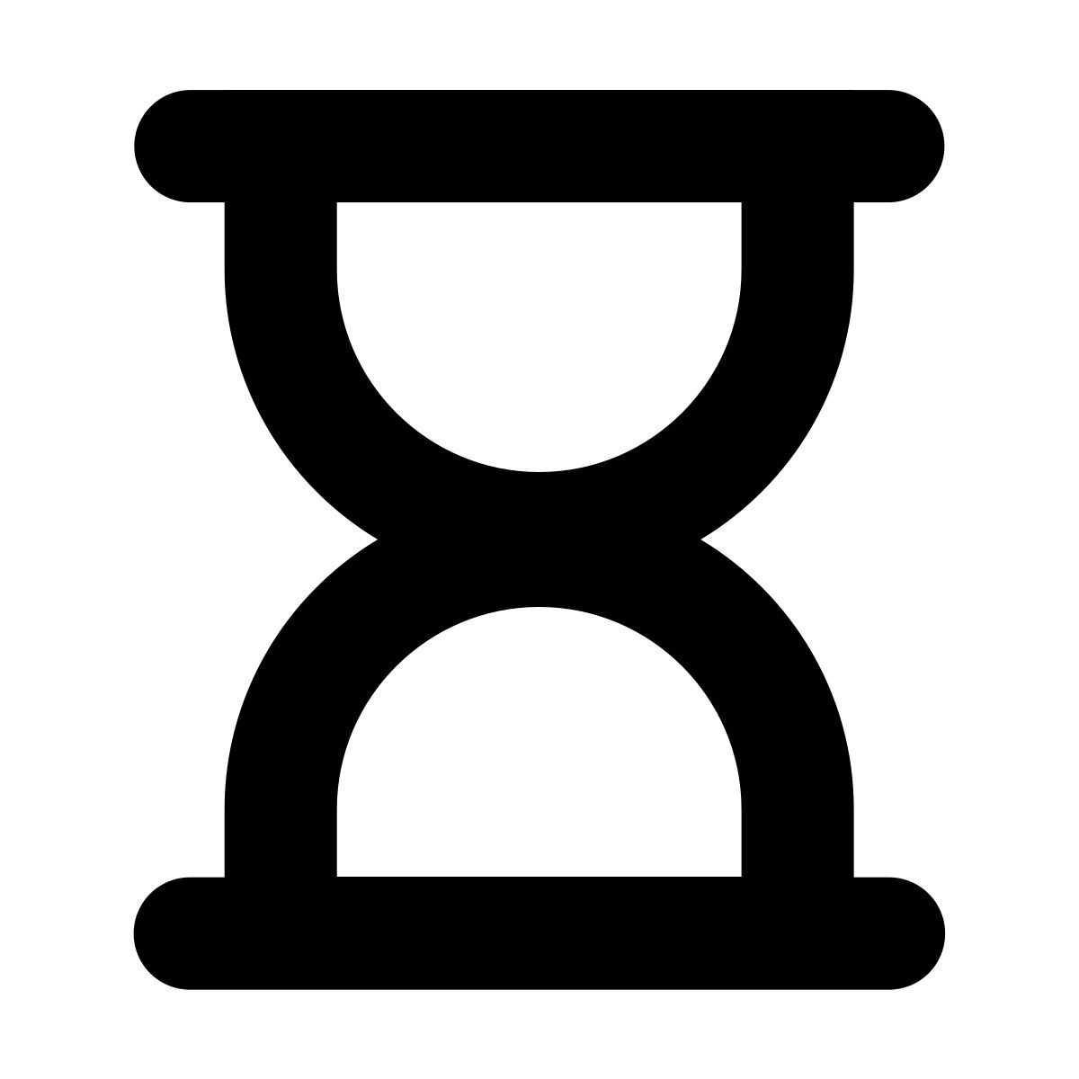 forma bold style 空沙漏 icon