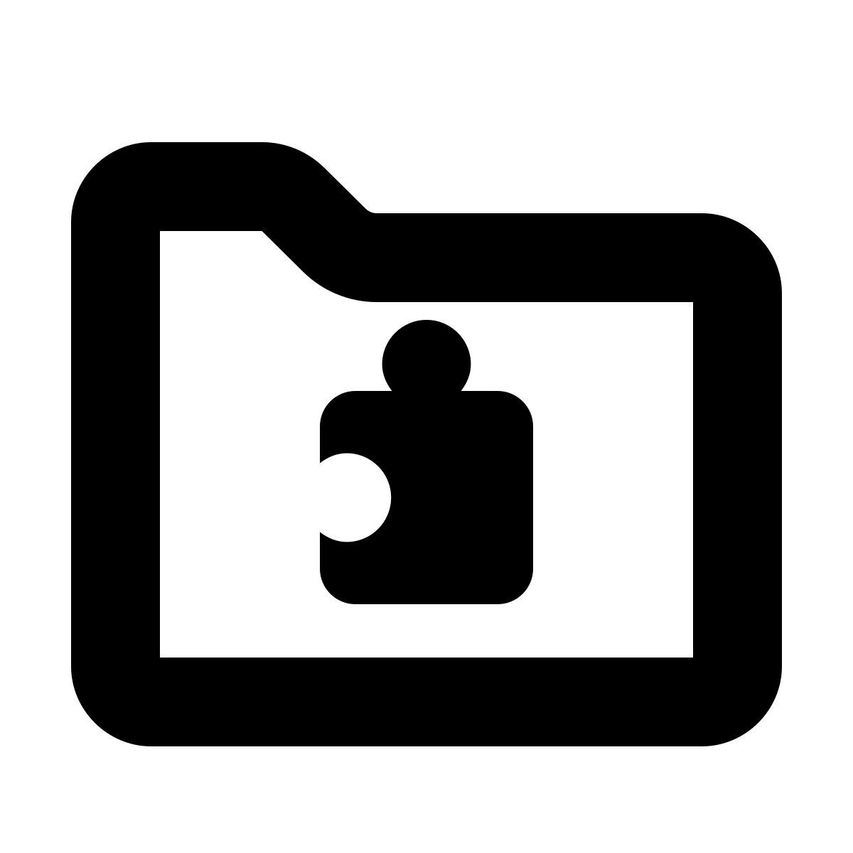 forma bold style extensions folder icon