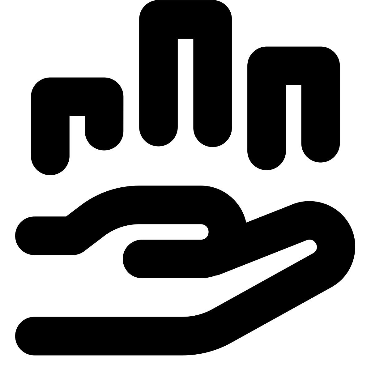 forma bold style analisi finanziaria icon