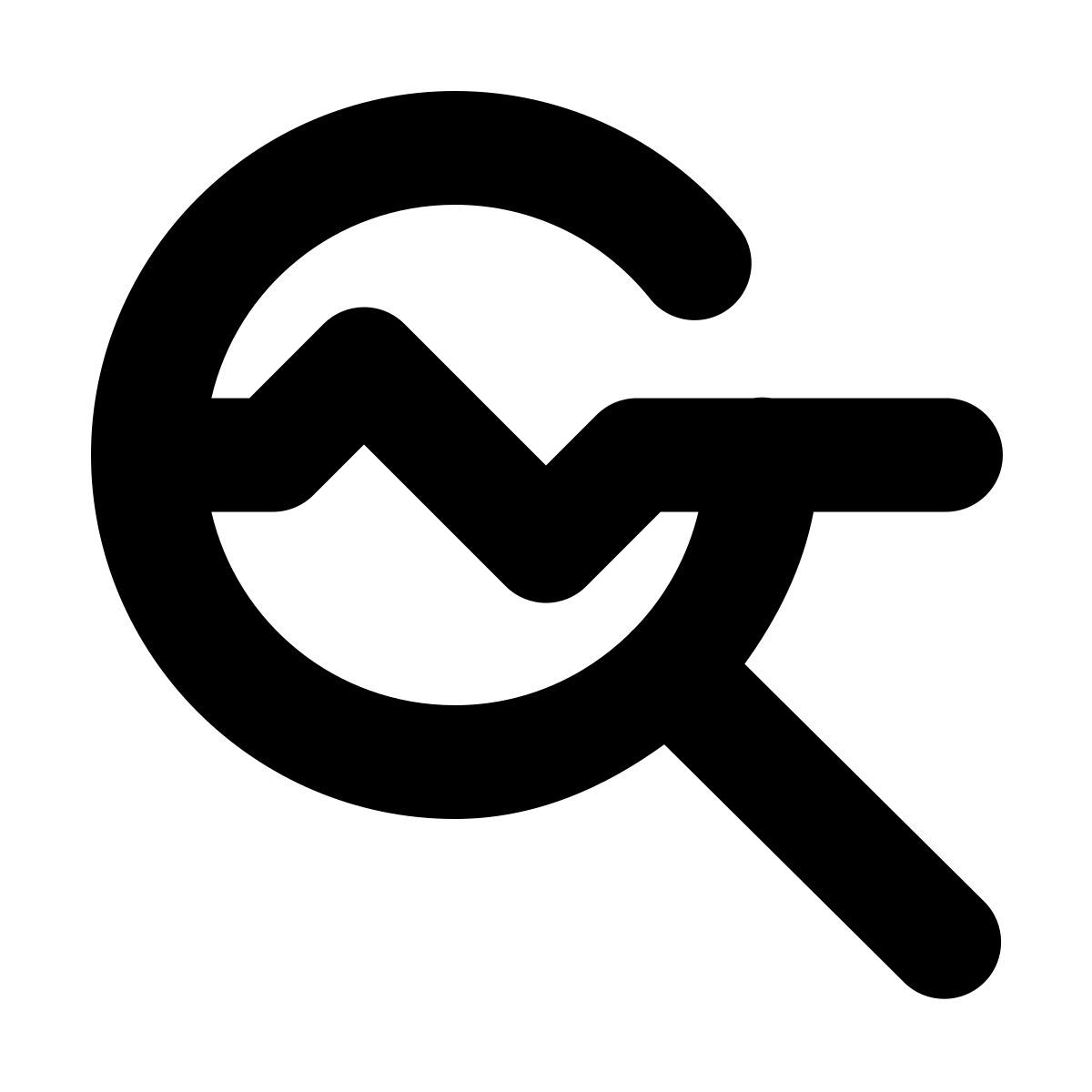 forma bold style data analysis icon