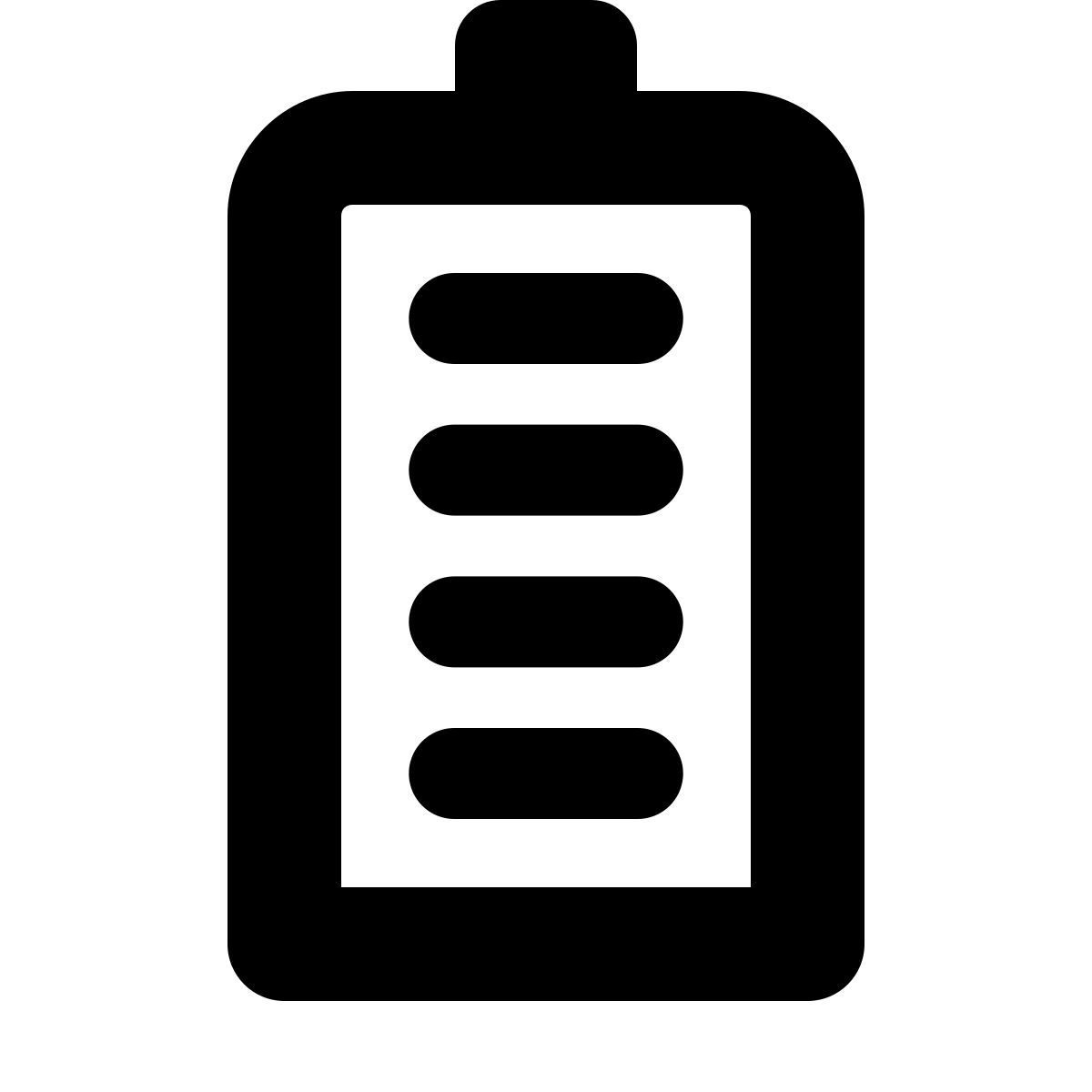 forma bold style full battery icon