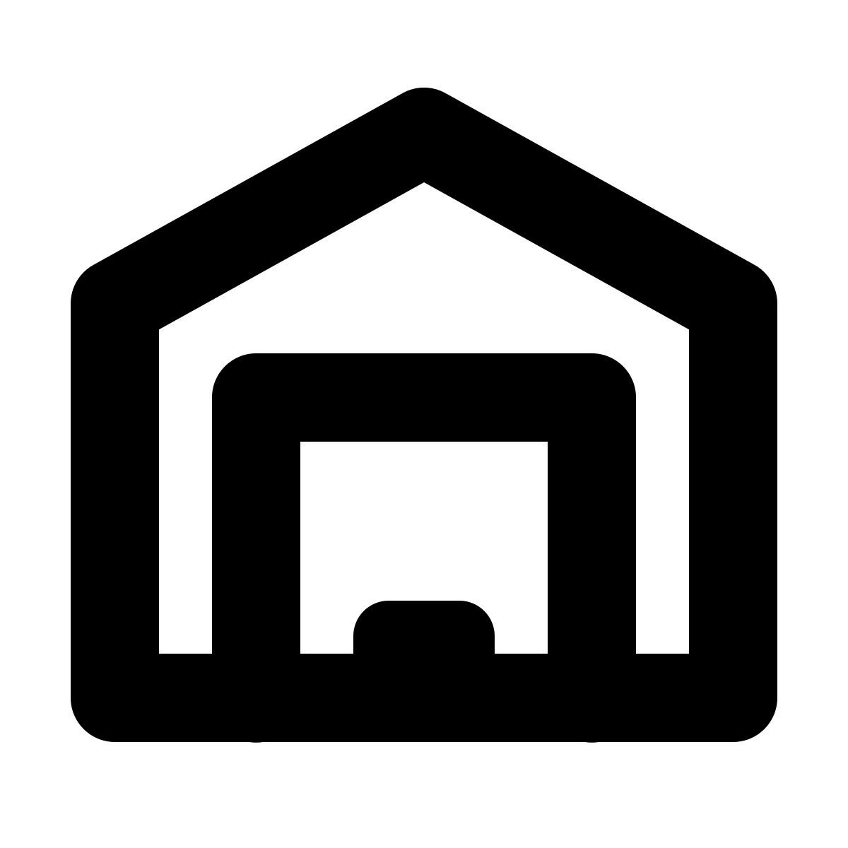 forma bold style garage chiuso icon