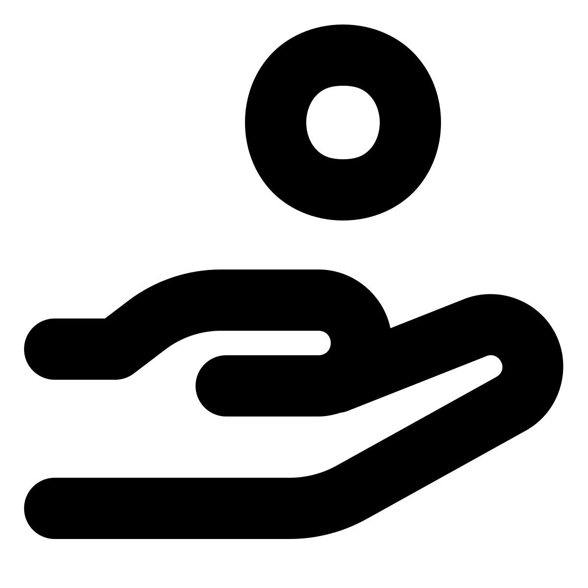 forma bold style get cash icon