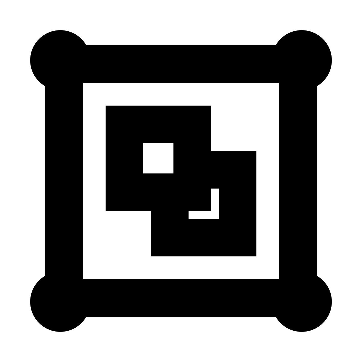 forma bold style oggetti icon