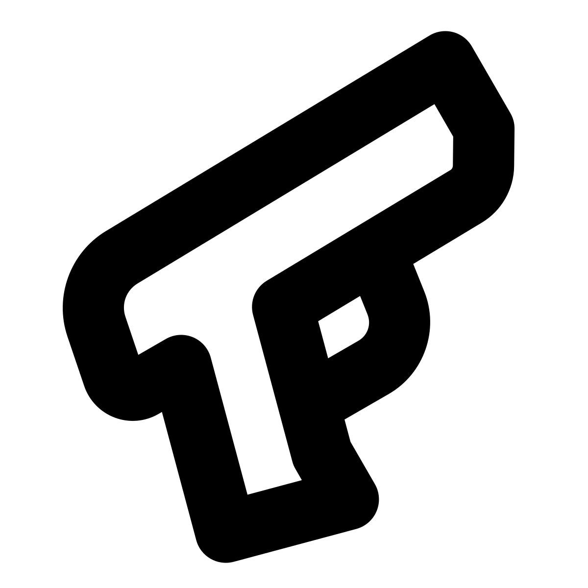 forma bold style gun icon