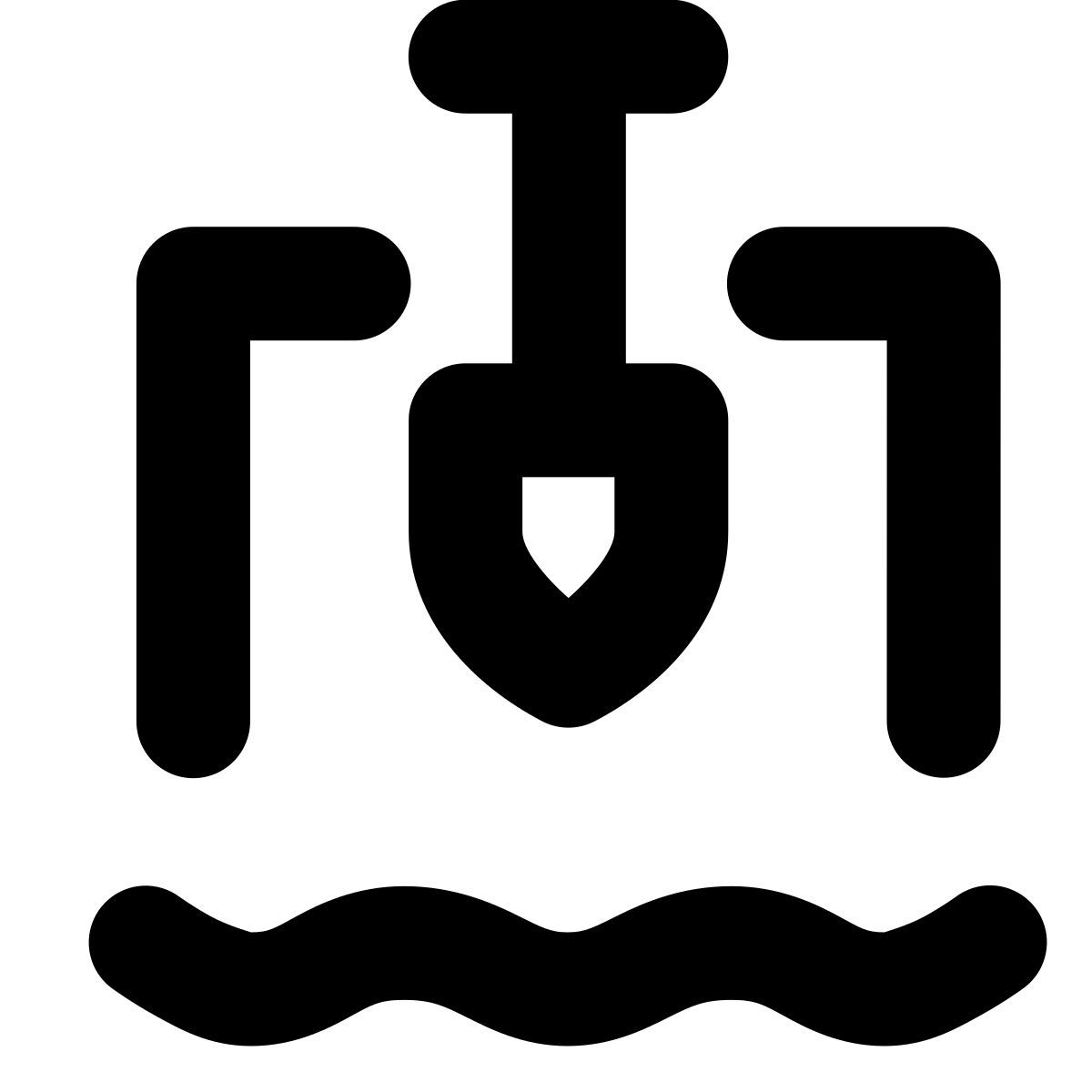 forma bold style 손으로 판 우물 icon