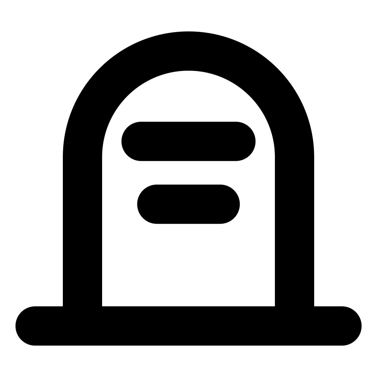 forma bold style 墓石 icon