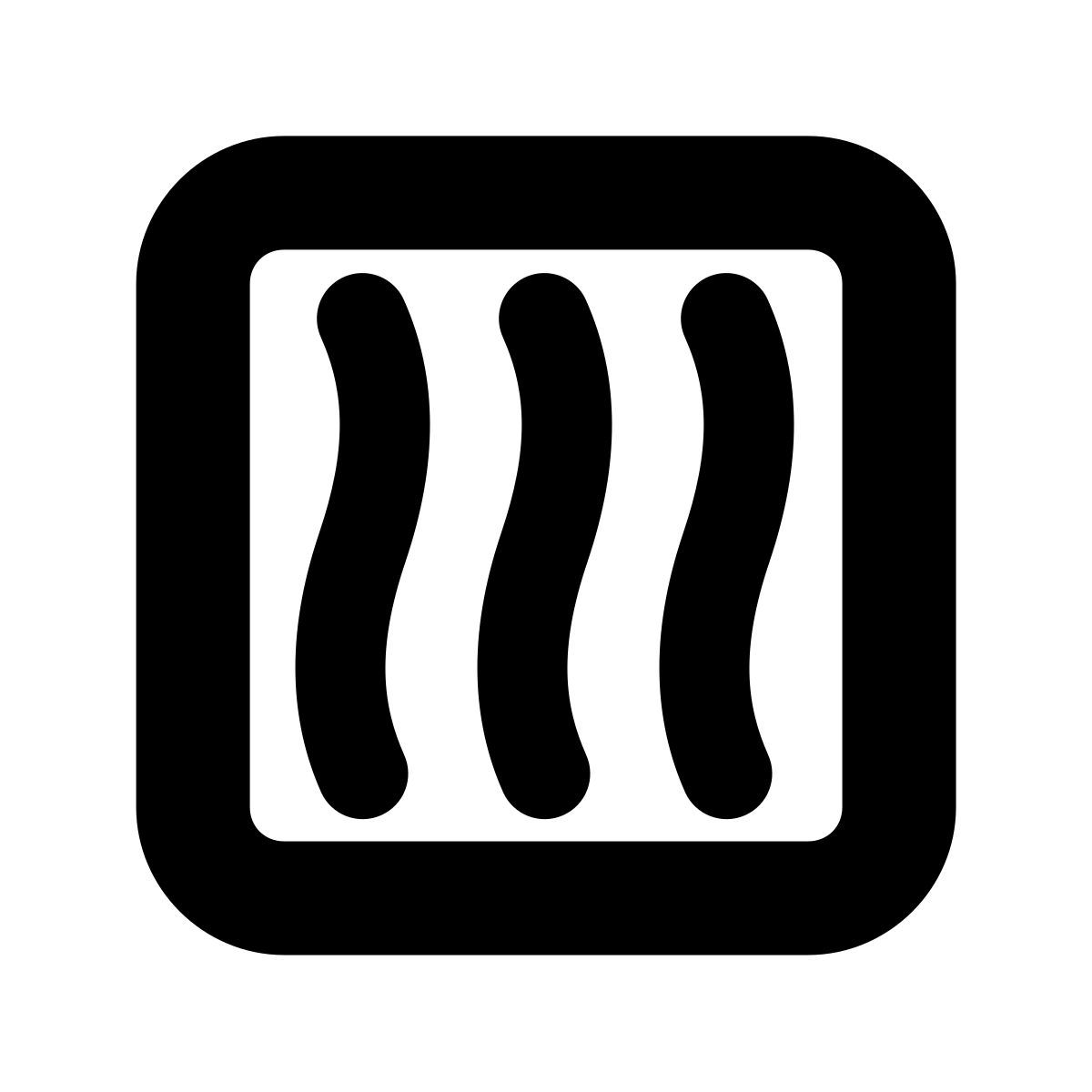 forma bold style heizung icon