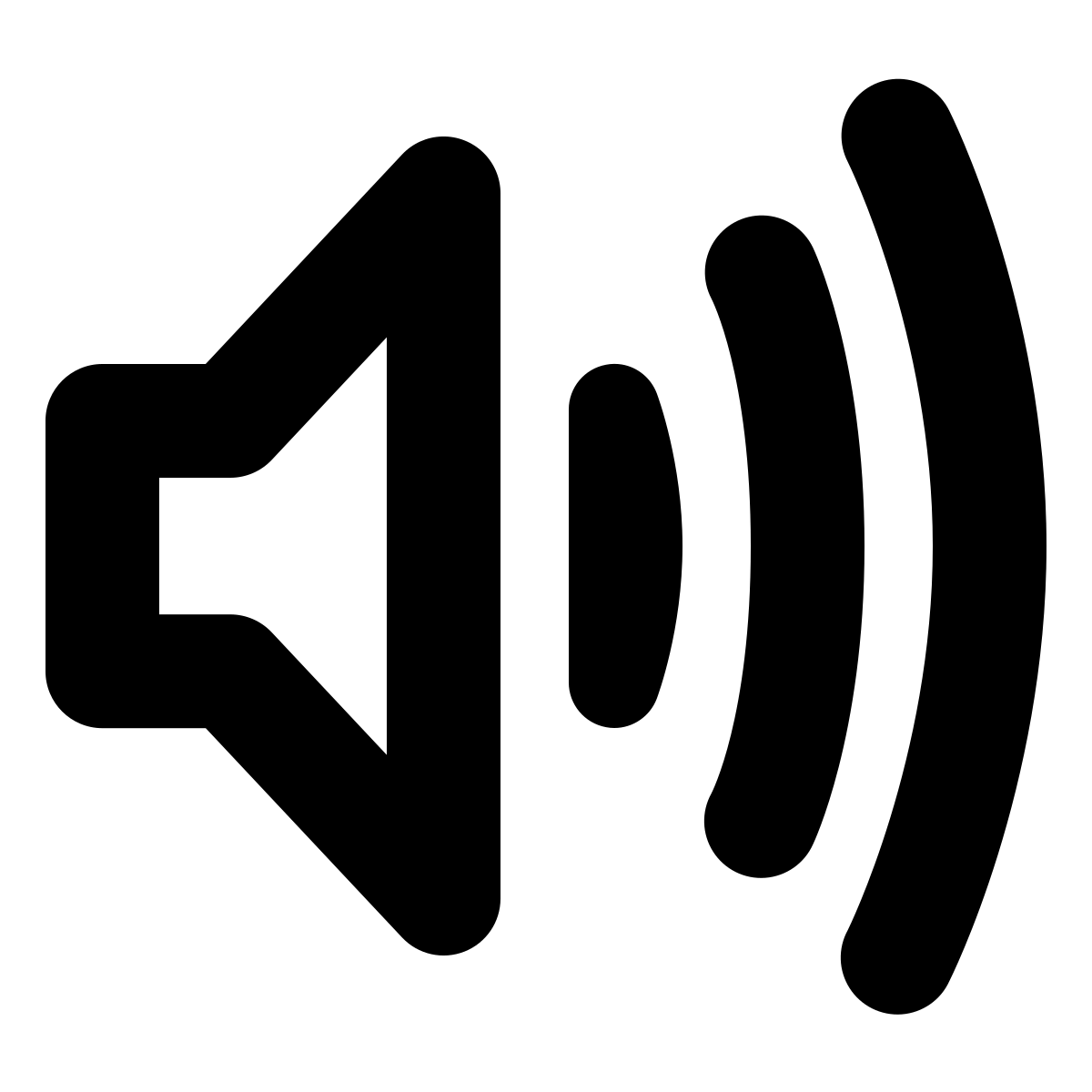 forma bold style high volume icon