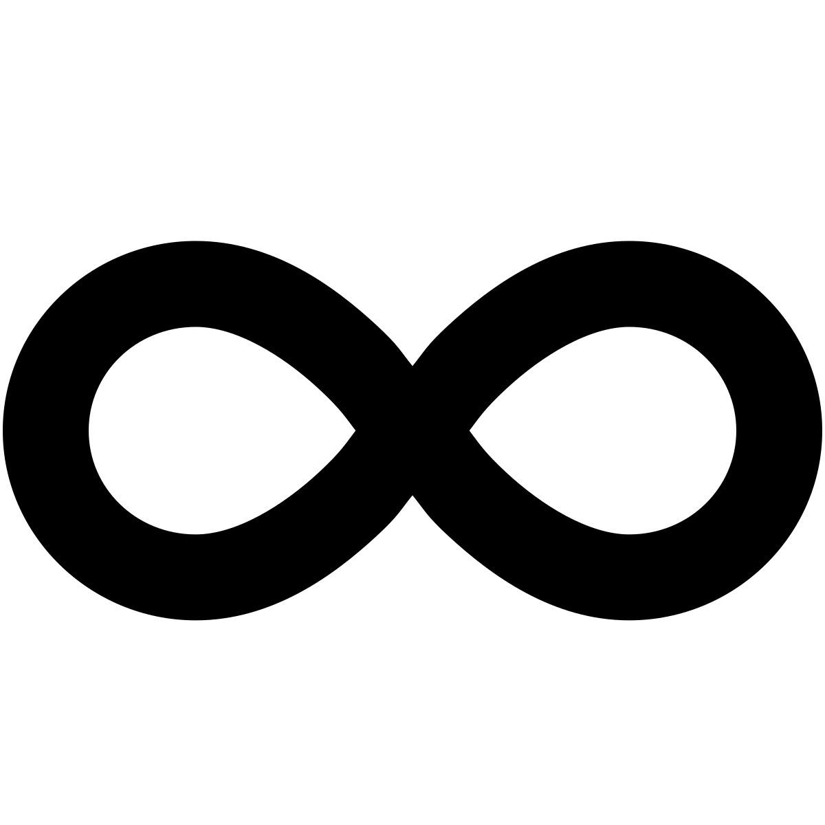 forma bold style unendlichkeit icon