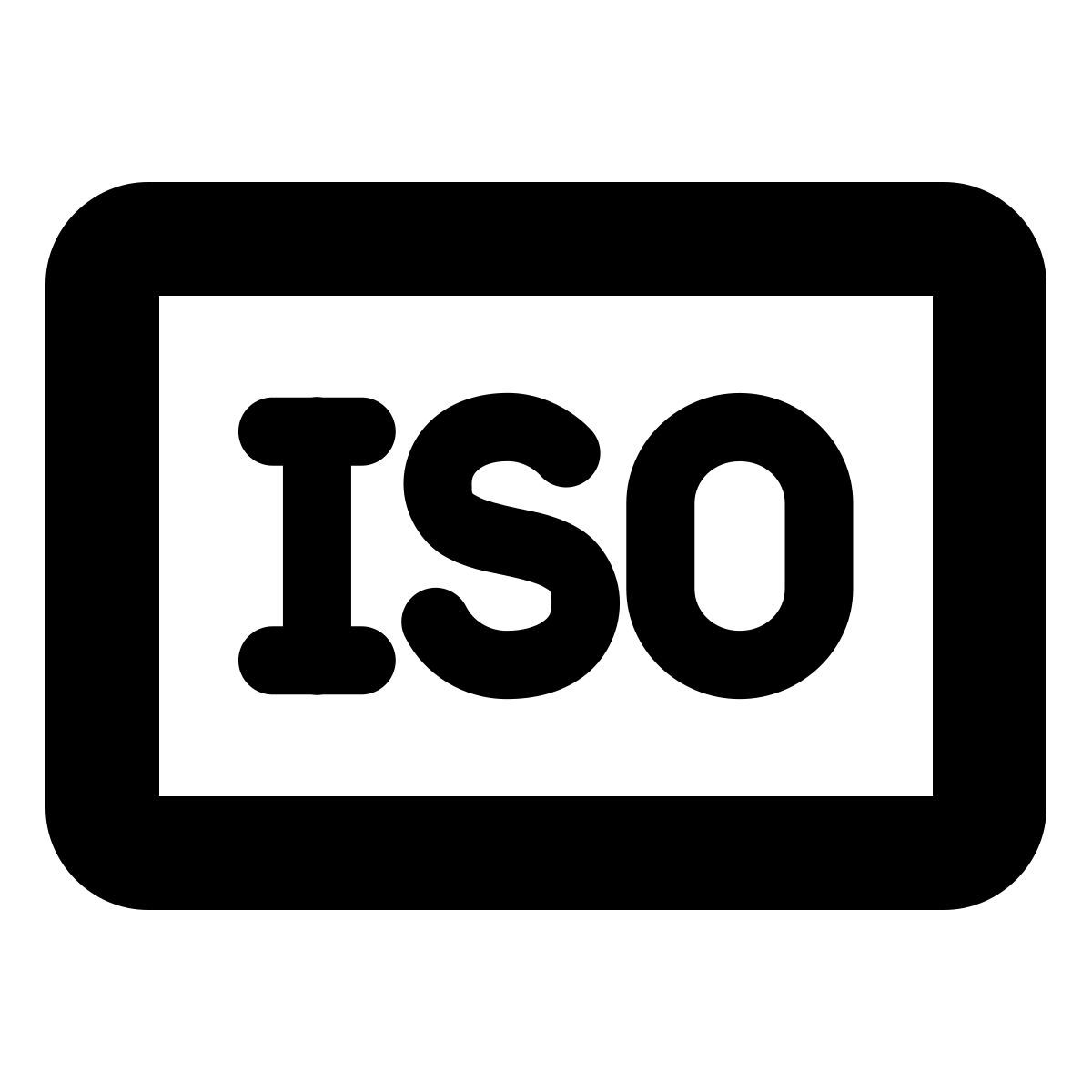 forma bold style iso icon